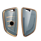 Kuvi TPU Car Remote Key Case Cover Shell Fob For BMW X1 X3 X4 X5 X6 F15 F16 G30 3 5 7 Series G11 F48 Accessories Keychain CM World