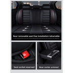 Full Coverage Universal Pu Leather Car Seat Covers for Buick Enclave Cascada Encore Lacrosse Excelle Regal TourX Car Accessories CM World