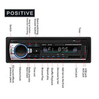 Car MP3 Player Stereo 12/24V 60W Bluetooth Audio Radio Car Truck Usb Bluetooth Handsfree Call Car USB Card Insert MP3 Radio Kit CM World