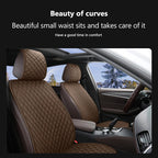 Universal Flax Car Seat Cover Front Rear Cushion Comfortable Breathable Protector Mat Four Season Pad Auto Interior Accessories CM World