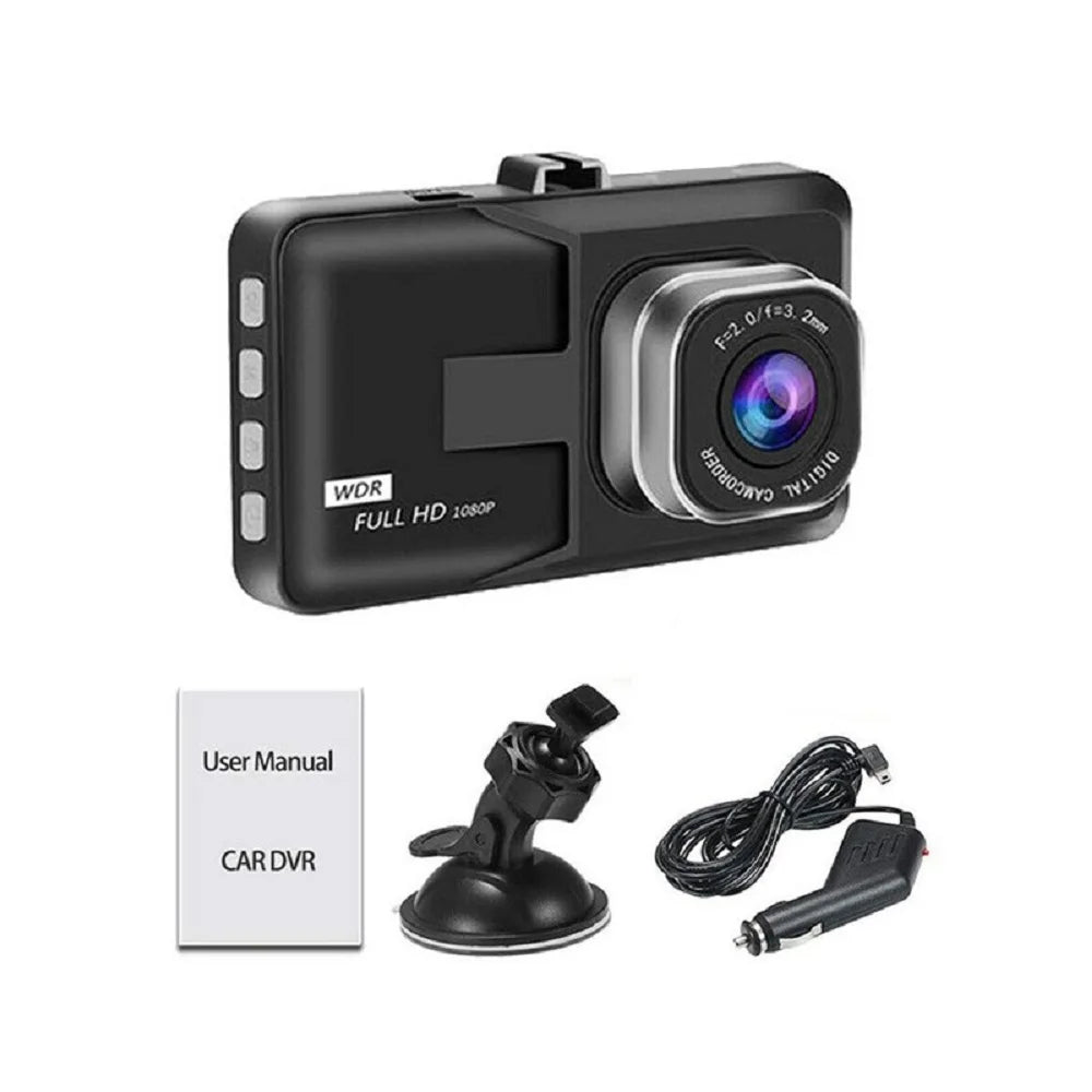 XUSHIDZ NEW 1080P HD Dash Camera Loop Recording Car Vehicle DVR Video Recorder Dashcam Night Vision 24h Parking Monitor G-sensor Car Mobile World