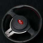 58x28mm Carbon Fiber Car Steering Wheel Logo Emblem Sticker for Subaru Forester Outback Impreza Legacy STI WRX BRZ Tribeca CM World