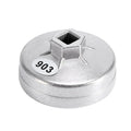 74mm 14-Teeth Oil Filter Wrench, Aluminum Socket Removal Tool for BMW Audi Mercedes Benz VW Porsche, Cap Style Filter Tool