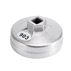74mm 14-Teeth Oil Filter Wrench, Aluminum Socket Removal Tool for BMW Audi Mercedes Benz VW Porsche, Cap Style Filter Tool