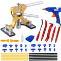 Car Dent Puller Kit Paintless Dent Golden Lifter Suction Cup Bridge Puller Dent Remove Tool Hail Damage Refrigerator Door Repair CM World