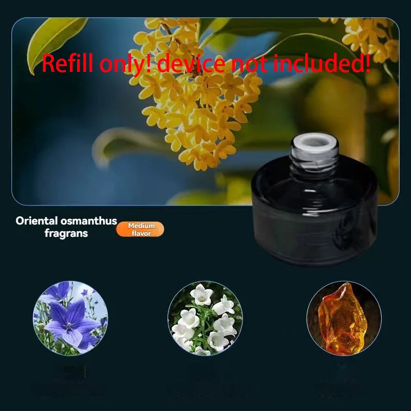 Smart Car Air Freshener Rechargeable Car Aroma Diffuser Cloud Mist with RGB Light for Automotive Interior CM World