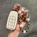 Car Key Cover Case Leather Keyring Set For Chery Omoda 5 C5 Tigo 7 8 Pro Max Tigo 7 8 Plus Arrizo 5 Plus Jaecoo 2023 Keychain