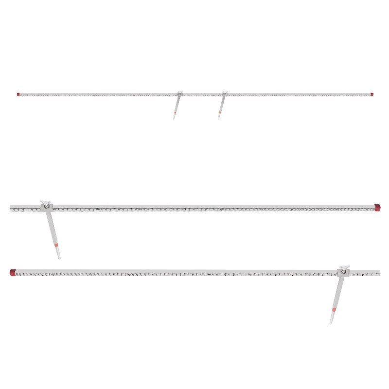 Stainless Steel Car Sheet Metal Tools Accident Body Beam Repair Correction Inspection Two-dimensional Measuring Tape