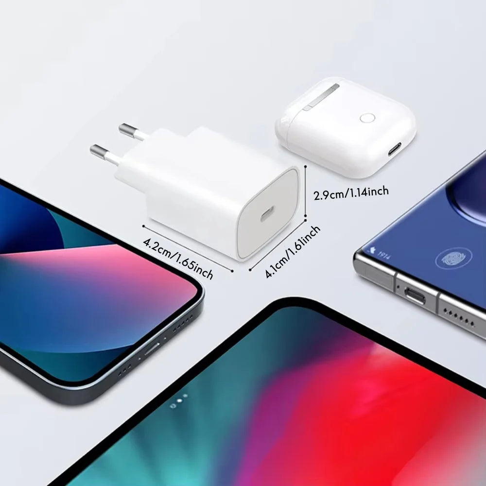 30W PD Fast Charger for Charging Box Brick PD 30W USB C Quick Fast Charger Power Adapter Cube for iPhone Samsung Xiaomi Huawei Car Mobile World