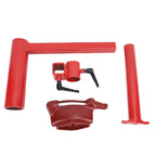 Manual Tire Changer Kit Manual Tire Changer Duck Head Kit Upgrade for Most Car Tires 16-21in Alloy Steel Without Silver Cone CM World