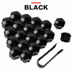 PINMOAP 17/19/21mm Car Wheel Nut Covers Car Lug Nut Caps Protective Dust Guard Decorative Trim for Car SUV Truck Wheel Styling