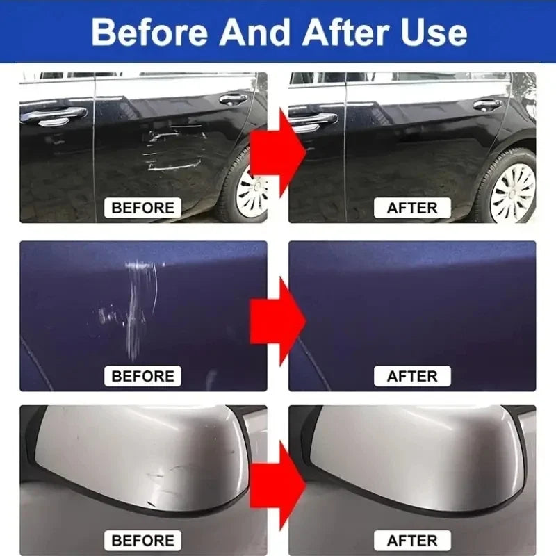 100g NanoTech Scratch Remover Wax - 3Min Repair/Color-Adaptive, No Tools & HydroShield UV Protection CM World