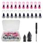 20PCS Rubber Self-tapping Screws For Tire Repair Silicone Car Screw Tyre Plug Repair Rubber Cement Screws Tire Repair