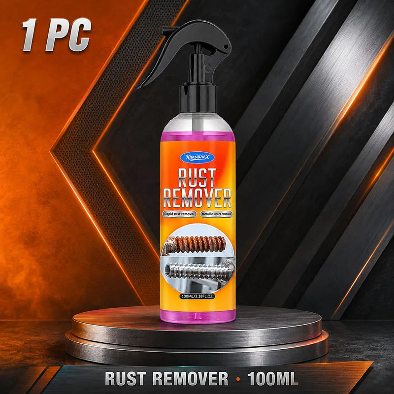 Rust Remover Spray for Metal Powerful Rust Removal Cleaner Anti Corrosion Treatment for Car Parts Tools Bolts Household Hardware