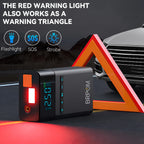 1500A Peak 3-IN-1 Car Jump Starter With Air Compressor Auto Battery Booster 150PSI Air Pump Portable Power Bank Tire Inflator With LED Light