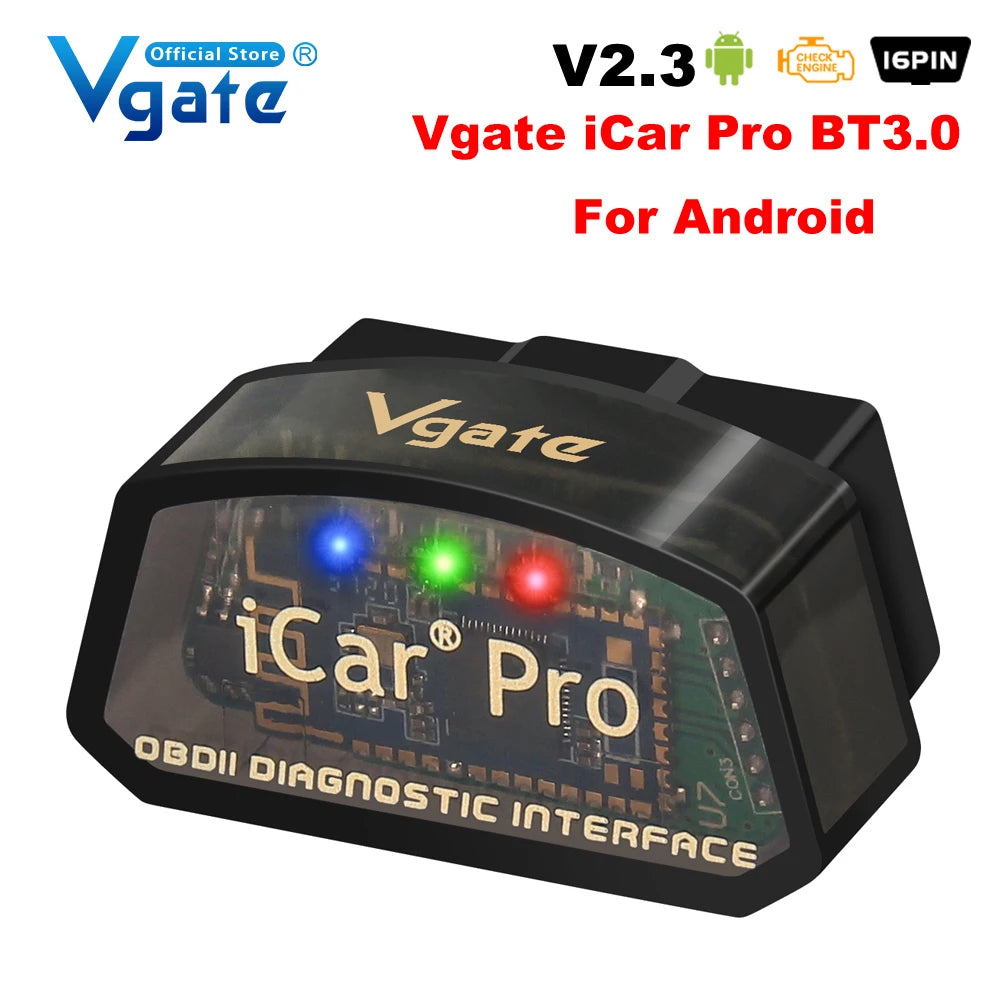 Vgate iCar Pro ELM327 OBD2 Scanner WIFI Bluetooth 4.0 For Android/IOS Car Auto Diagnostic Tool elm 327 V2.3 Scan Tool ODB2 Car Mobile World