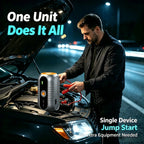 Car Jump Starter with Air Compressor Jump Starter 150PSI Air Pump Multifunctional Tire Inflator Power Bank Lighting for Car