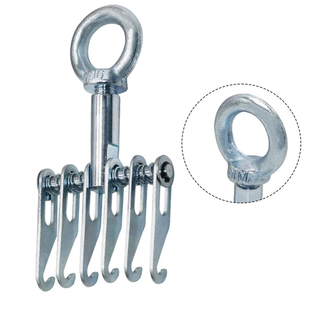 6Finger Car Body Dent Repair Claw Pull Hook With Lifting Rings For Slide Hammer Tool Car Sheet Metal Repair Tool