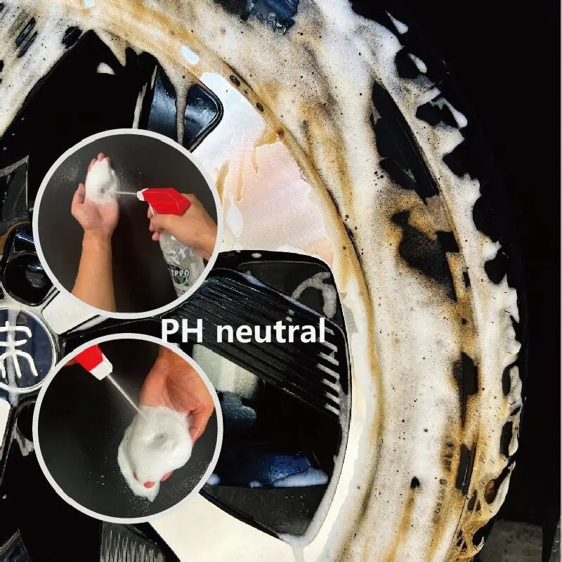 Wheel tire cleaning agent car wash cleaner foam Iron Particles Powder Cleaning Super Rust Dust Remover Spray Auto Rim Cleaner CM World