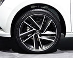 4Pcs 56MM Car Aluminum Logo Wheel Center Hub Caps Stickers For Skoda Octavia A5 3 2 VRS Vision Kodiaq Rapid Fabia VII Superb RS