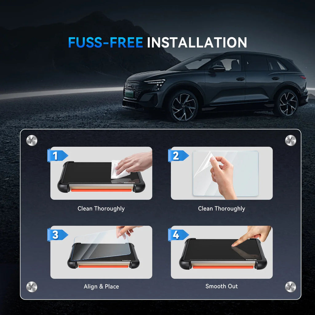 8 inch Screen Protector For THINKCAR THINKSCAN 689BT 689 Full Cover Tempered Glass MUCAR 892BT VO8 Protective Glass Film Car Mobile World