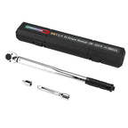 1/2" Drive High-Precision Torque Wrench 28-210Nm - Chrome Plated Adjustable for Bicycle Maintenance CM World