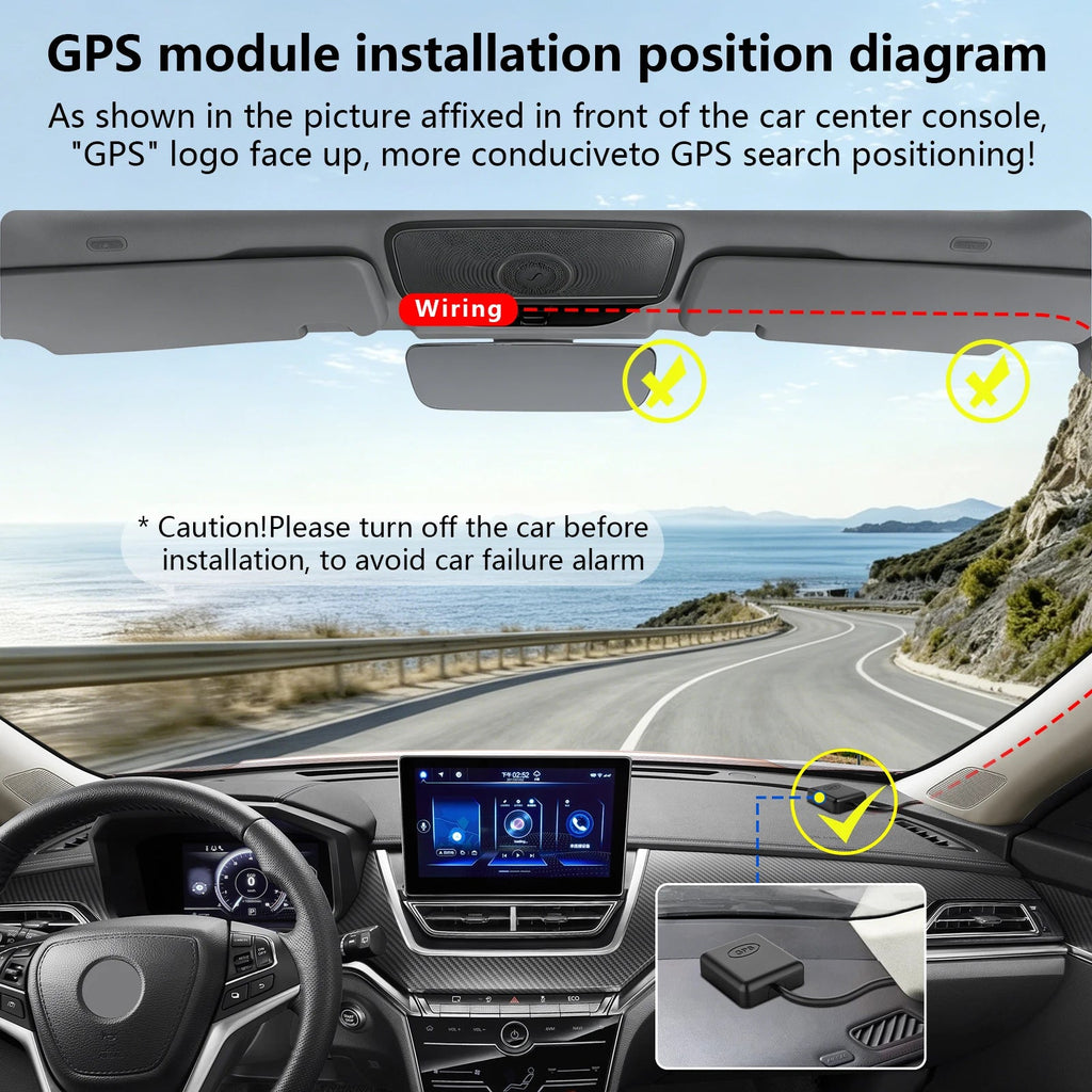 Mangoal 4K WiFi & APP GPS Car DVR Dash Cam For Mercedes Benz GLC Gen2 X254 C254 2021-2026 Model A/B Plug and Play Car Mobile World