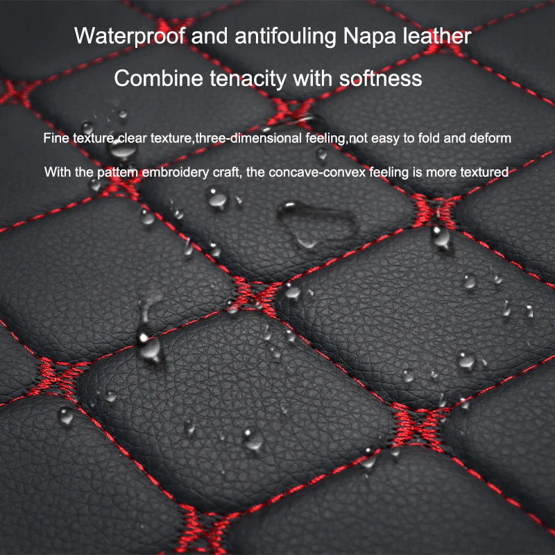 Universal Car Seat Covers Pu Leather Fashion Car Front and rear seat cushions Car Seat Protector Four Seasons Auto Accessories CM World