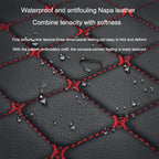 Universal Car Seat Covers Pu Leather Fashion Car Front and rear seat cushions Car Seat Protector Four Seasons Auto Accessories CM World