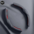 2pcs 36-38CM PU Car Steering Wheel Cover Liquid Feeling Universal Car Interior Accessories Car styling
