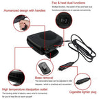 Air Cooler Fan Car Heater 150-200W Windshield Defogging Demister Defroster Windshield Evaporation Ventilation Accessories CM World