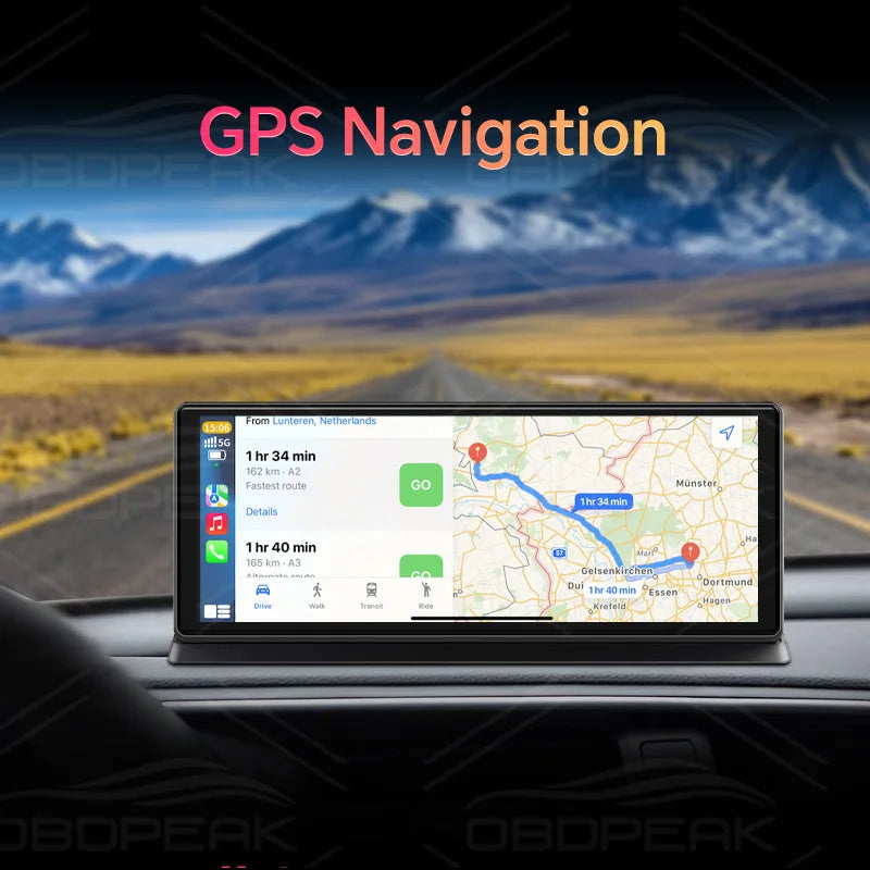 K2 Pro Dash Cam 11.3" Rearview Camera 4K 2160P DVR Carplay & Android Auto GPS Navigation Video Recorder Dashboard 5G WiFi AUX
