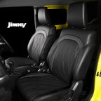 Custom Car Seat Covers Cushion Full Set Breathable Leather Airbag Compatible For Suzuki JIMNY Jb64 Jb74 2023 2022 2021 2020 2019 CM World