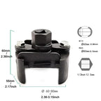 Universal Adjustable Two-Jaws Oil Filter Wrench Filter 60-80mm Filter Wrenches Remover Steel Fuel Cast Two-Claw Car Mobile World