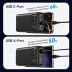 KUULAA 20000mAh Power Bank Portable External Battery 22.5W Fast Charging Portable Charger For iPhone xiaomi redmi poco Powerbank Car Mobile World