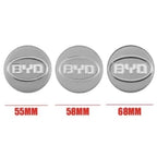 4pcs 55/58/68mm Car Wheel Center Hub Cap Badge Emblem Decal Wheel Sticker For BYD Atto 3 Yuan Plus Song Plus Seal Dolphin Seali
