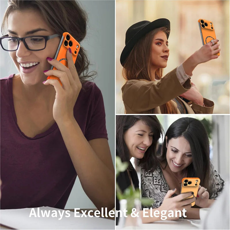 Magnetic Slim for iPhone 17 Pro Max Air Frameless Phone Cases Matte Anti-Scratch Hard PC Cover iPhoneAir 17Pro Shockproof Armor Car Mobile World