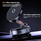 Vacuum Adsorption Magnetic Phone Holder 360 Degree Rotating 15W Wireless Charger Desktop Windshield Sucker GPS Navigation Stand CM World