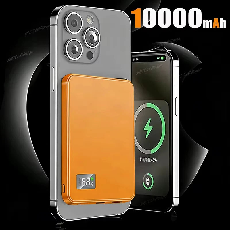 3 IN 1 Power Bank For MagSafe 50000mAh Slim Magnetic Wireless Power Bank 22.5W External Battery For iPhone Samsung 2026 Car Mobile World