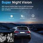New 3/4 Channel Dashcam FHD 1080P Car Driving Camera Black Box Night Vision Loop Recording G-Sensor 24H Parking Guard Mode