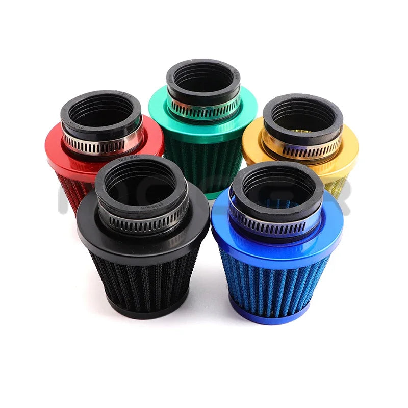 38mm 45mm 50mm 58mm Motorcycle Air Filter Intake Induction Kit For Scooter Motorbike Pit Dirt Bike ATV Quad Buggy Universal CM World