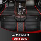 For Mazda 3 2014 2015 2016 2017 2018 2019 Car Floor Mats Custom Auto Foot Pads Automobile Carpet Cover Interior Accessories