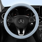 Car Anti-Slip Leather Steering Wheel Cover Universal Car Steering Wheel Protective Cover Fashion Style 38cm Sport Style Cool CM World