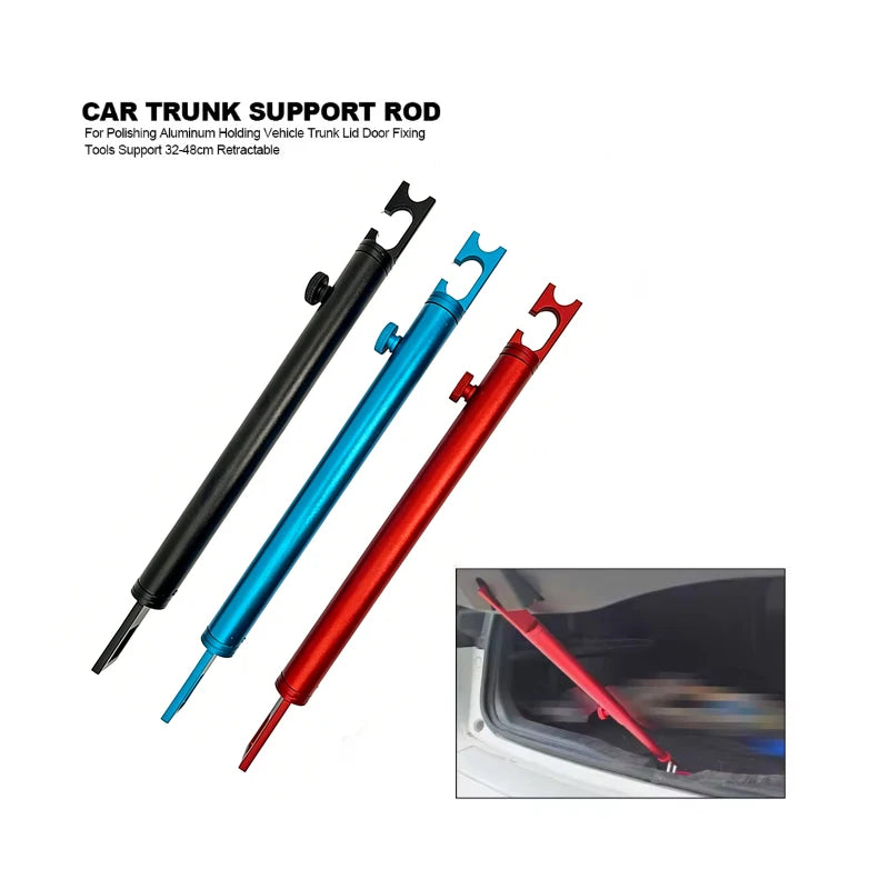 Telescopic Aluminum Car Support Rod Trunk Lid Prop for Polishing Dent Repair 32-48cm Adjustable Tool CM World