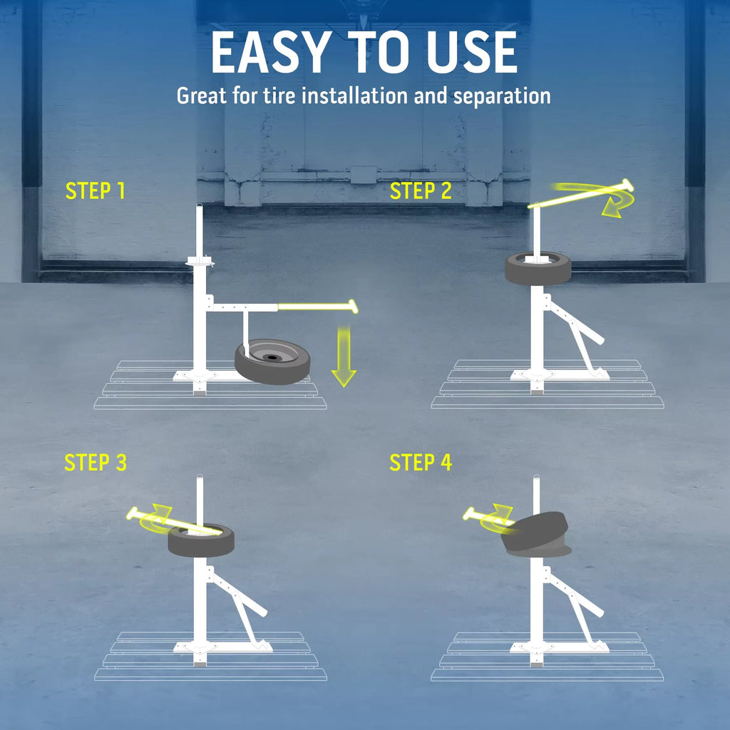 Portable Manual Tire Changer Vacuum Tyre Repair Tool For Car Truck Van Camper RV Motorcycle Dismantle Machine CM World