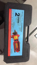 2T Manual Hydraulic Floor Jack Vehicle Lifting Tool for Outdoor Repair & Roadside Emergency Use