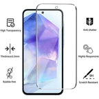 5Pcs Screen Protector for Samsung A55 A15 A54 A34 A13 A14 A53 A52 A12 A33 A52S A32 A35 A71 A72 A51 A22 S10E S20FE Tempered Glass Car Mobile World