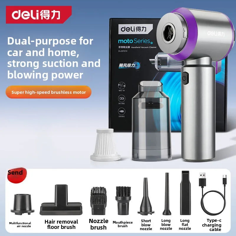 Cordless Vacuum Cleaner, High-power Dual-purpose for Suction and Blowing, Suitable for Car and Household Dust Removal Car Mobile World