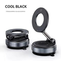 Magnetic Car Phone Holder Foldable Design 360 °     Adjustable Vacuum Mount for Car/Desk/Bathroom/Universal Use CM World