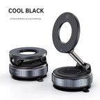 Magnetic Car Phone Holder Foldable Design 360 °     Adjustable Vacuum Mount for Car/Desk/Bathroom/Universal Use CM World